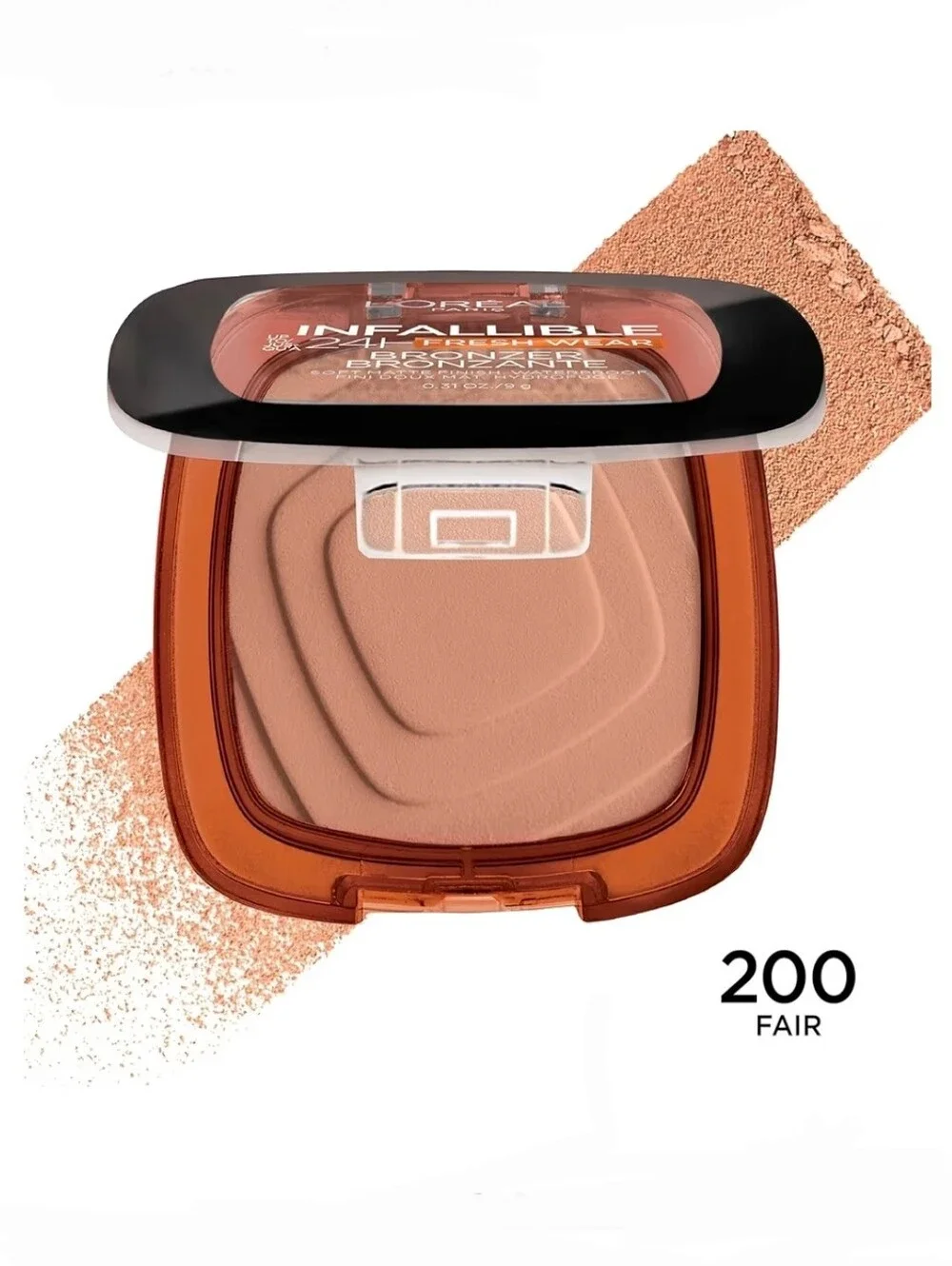 L'Oreal Infallible 24H Fresh Wear Bronzer - Fair (200) 0.31oz BNIB